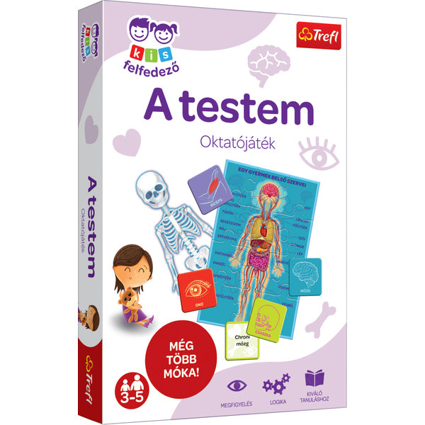Kis felfedező oktató társas - A testem