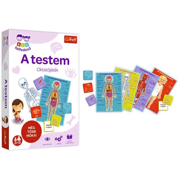 Kis felfedező oktató társas - A testem