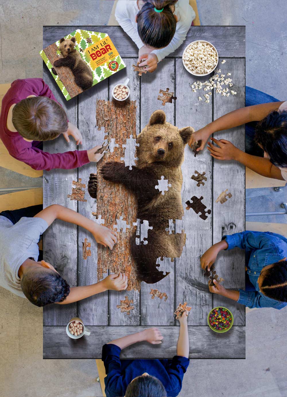 puzzle medve
