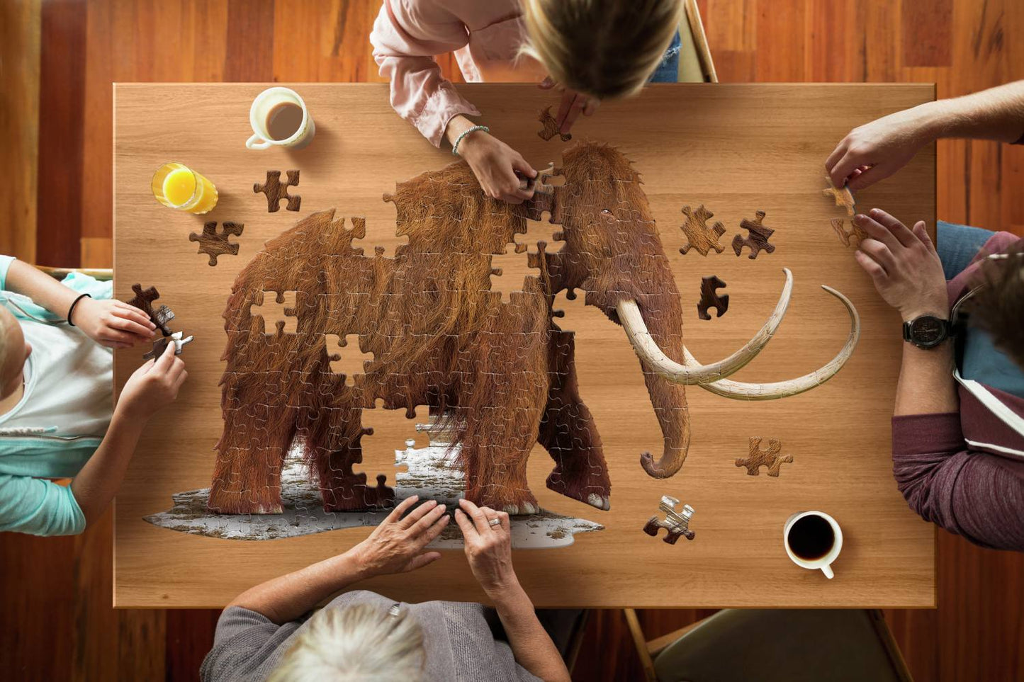 puzzle gyapjas mamut