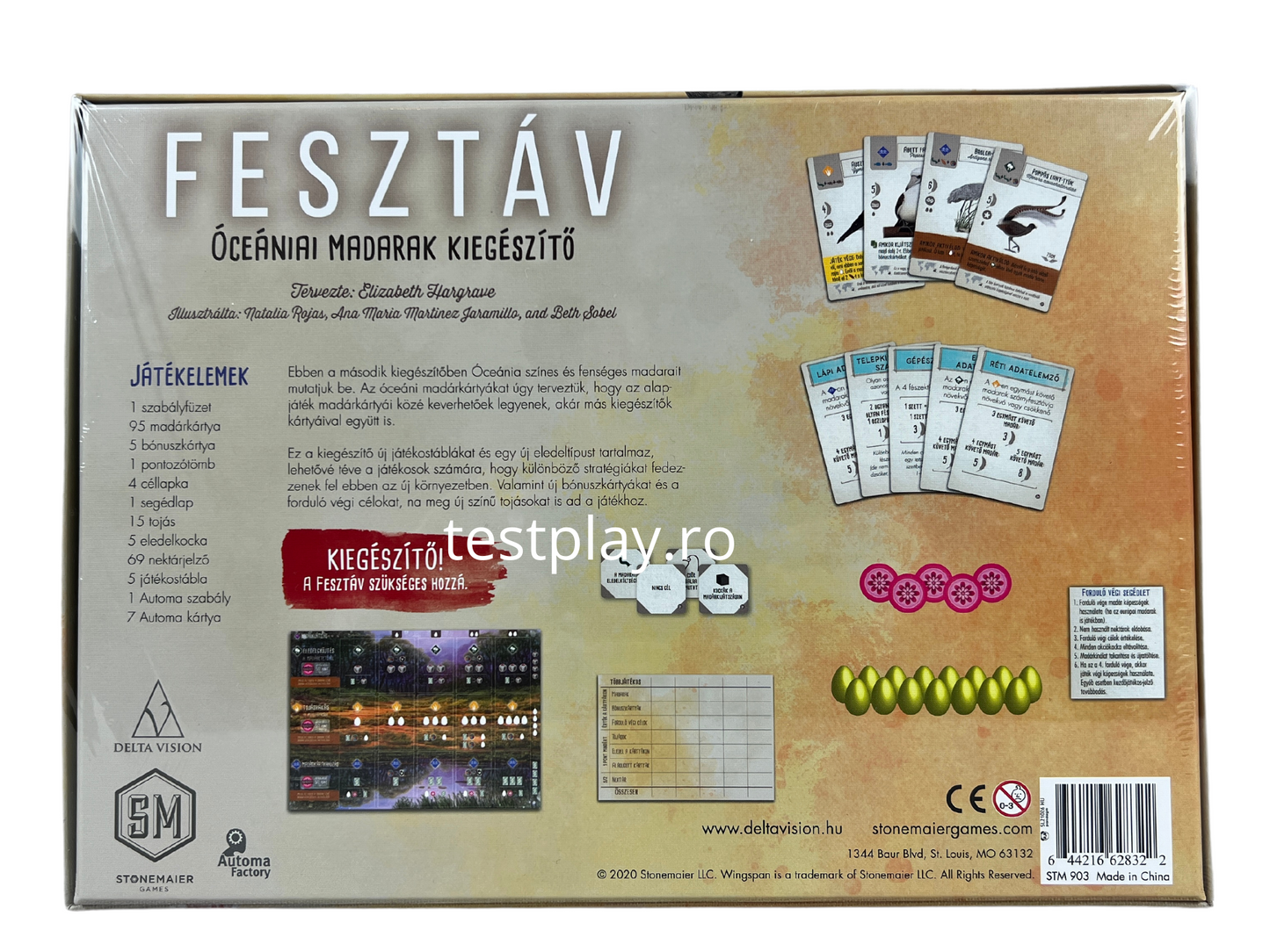 Fesztáv - Óceániai madarak kiegészítő
