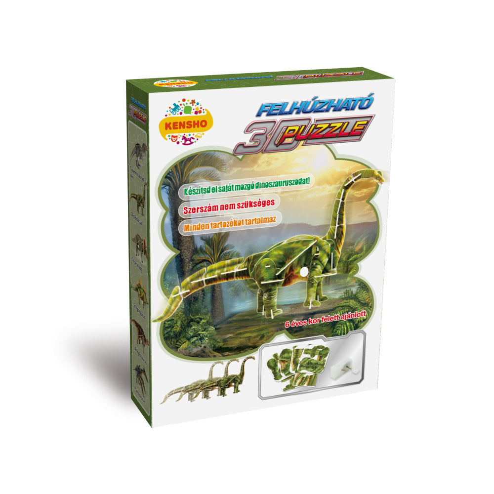 Felhúzható 3D Puzzle - Diplodocus