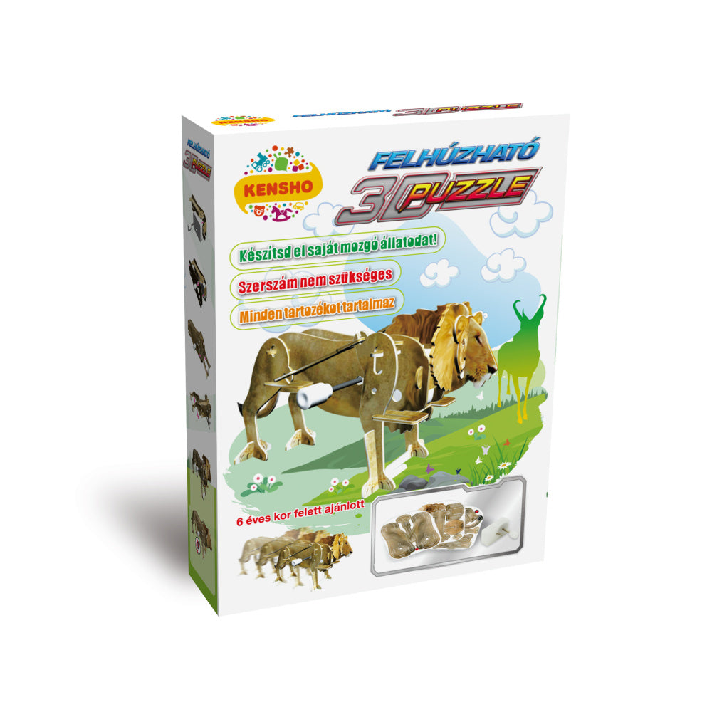 3d puzzle oroszlan