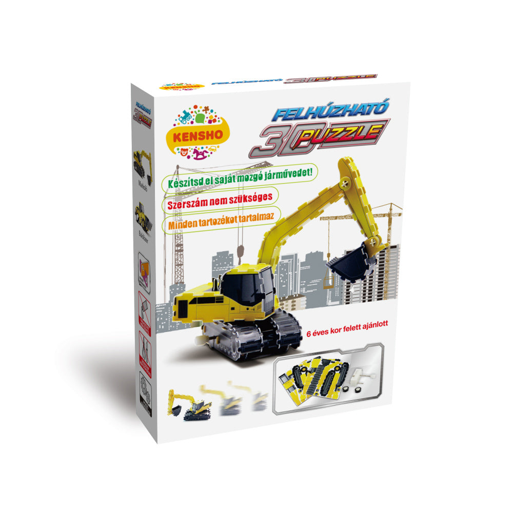 Felhúzható 3D Puzzle - Markoló