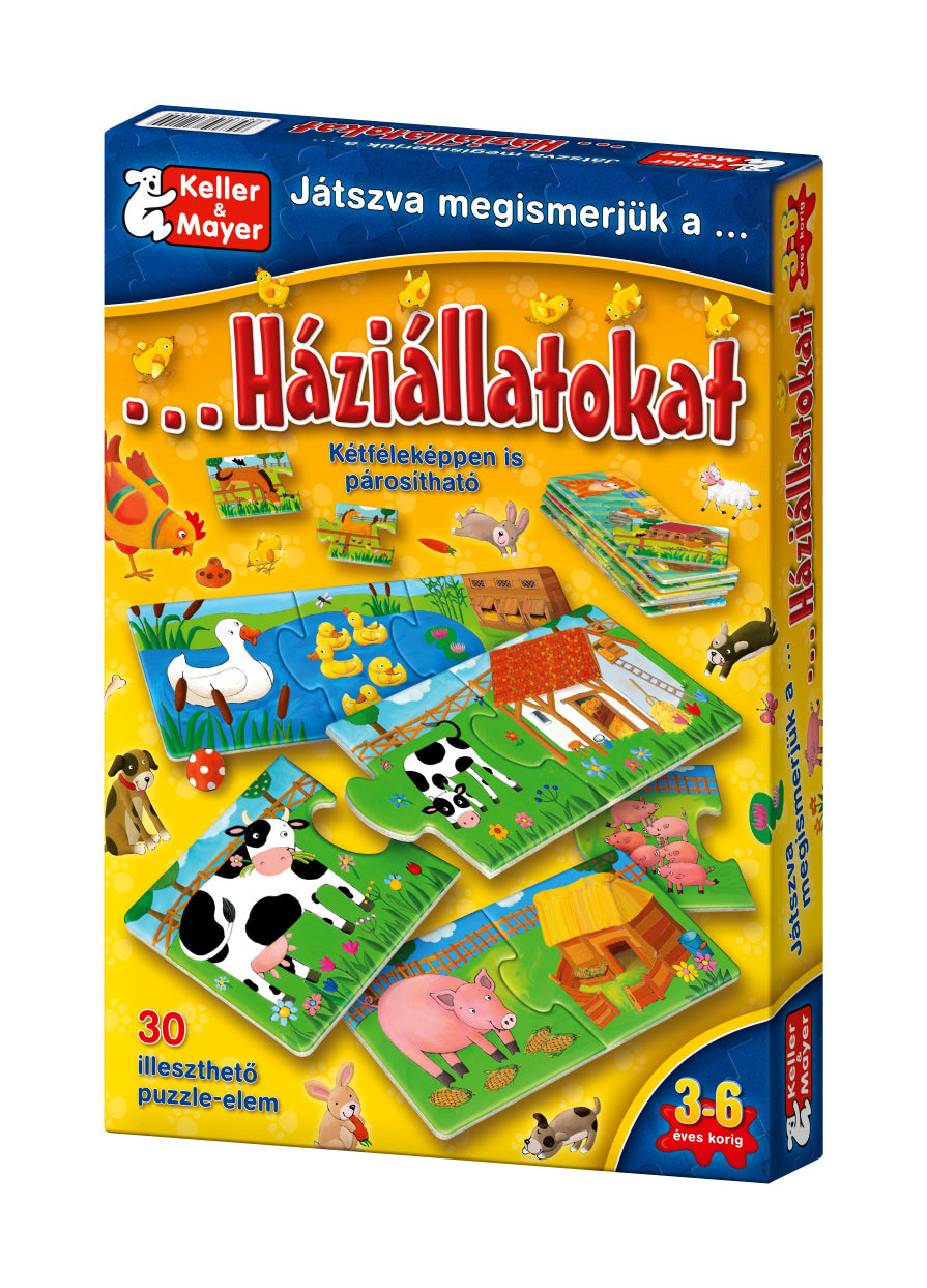 játszva imegismerjük a háziállatokat