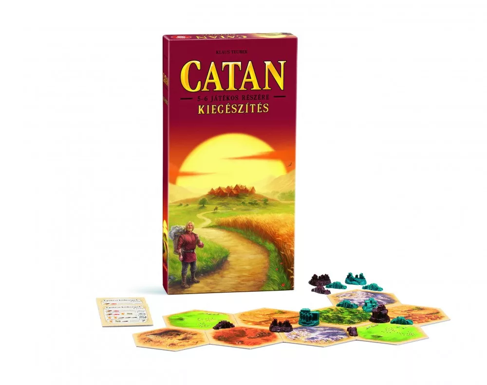 Catan Telepesei – Kiegészítés 5-6 főre