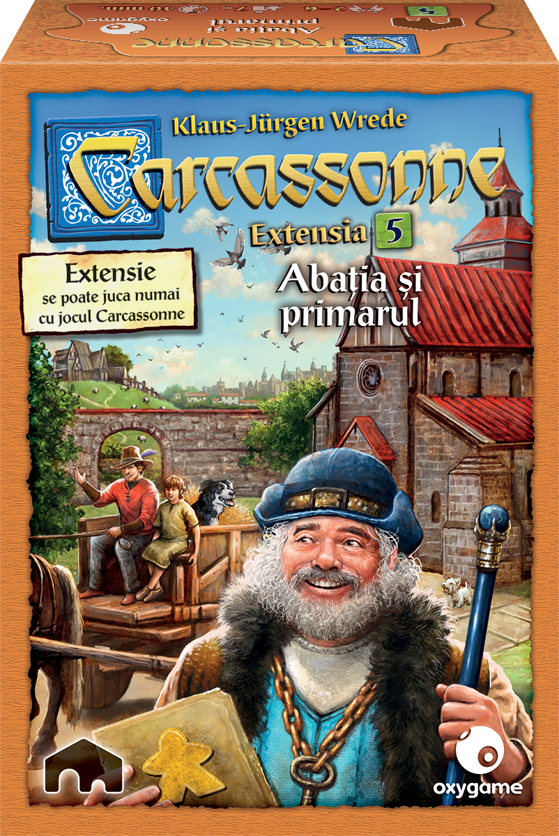 Carcassonne extensia 5 Abatia si primarul