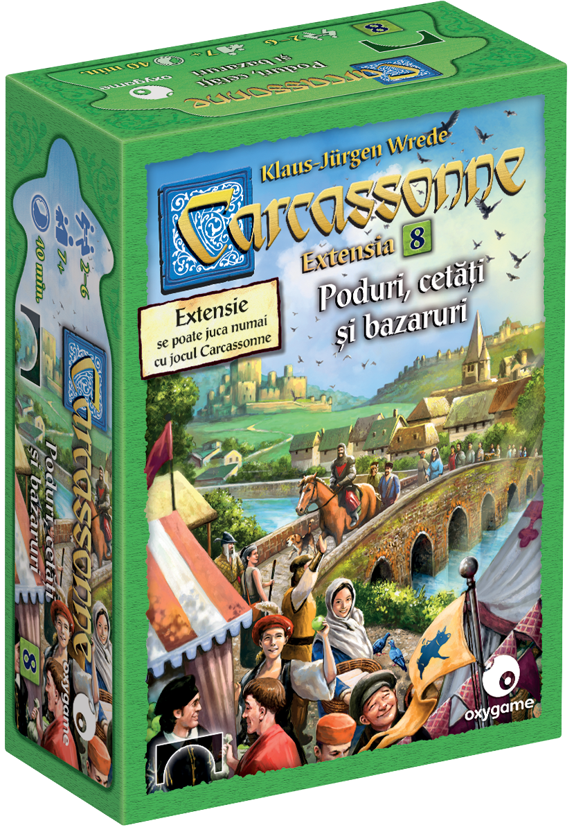 Carcassonne extensia 8 Poduri, cetati si bazaruri