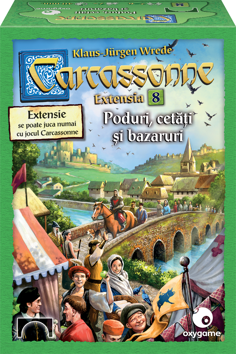 Carcassonne extensia 8 Poduri, cetati si bazaruri