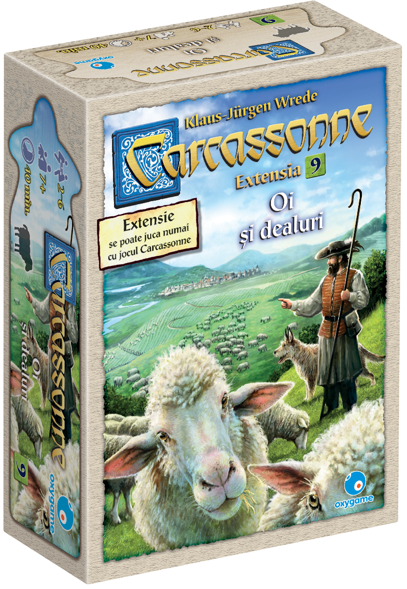 Carcassonne extensia 9 Oi si dealuri