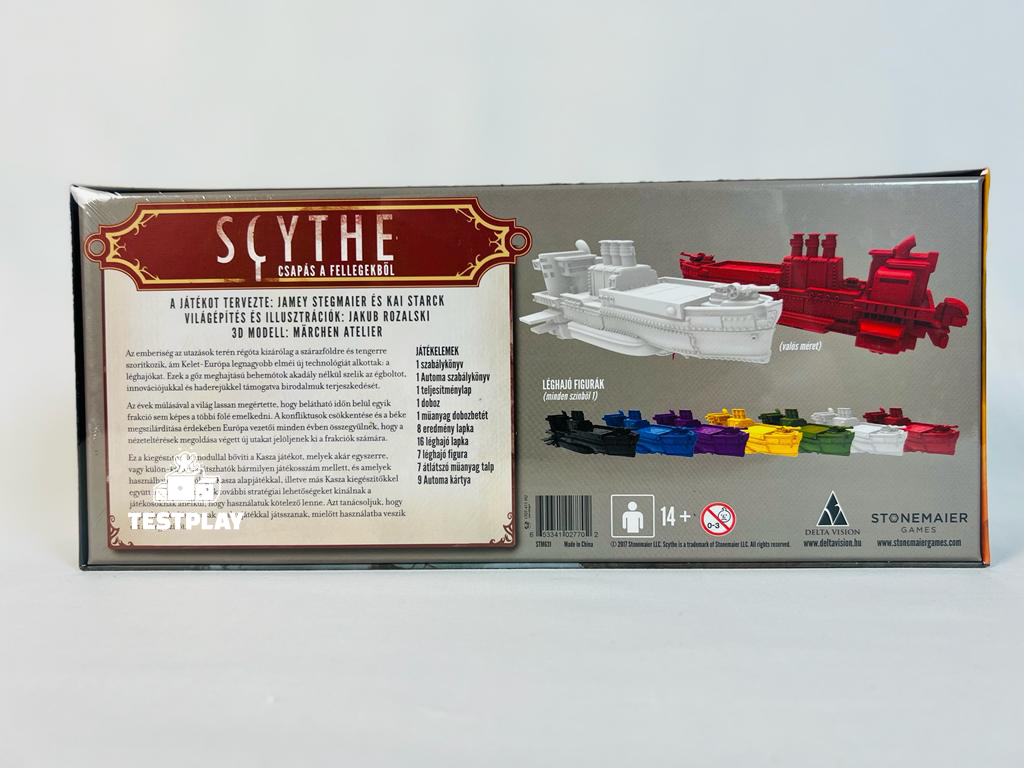 Scythe csapás a fellegekből hátoldal