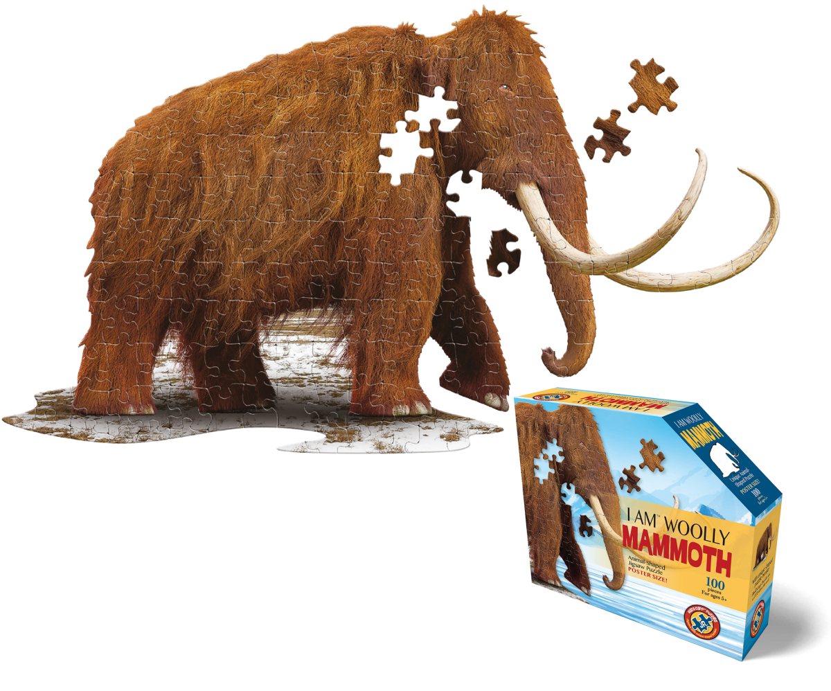 WOW Puzzle 100 db - Gyapjas mamut